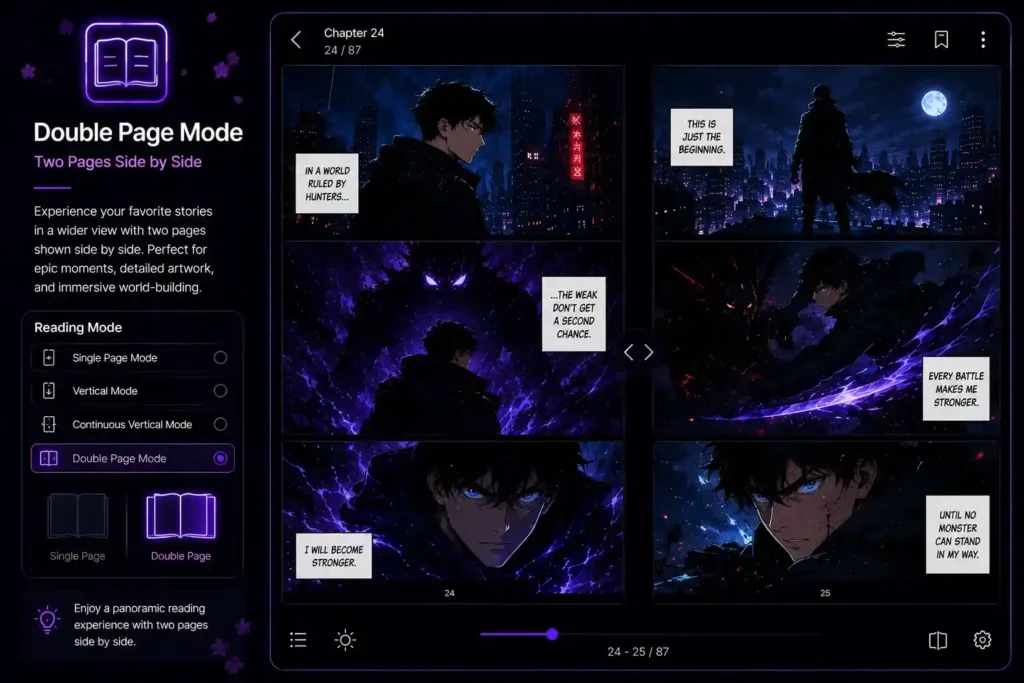 Double Page Mode — Two Pages Side by Side